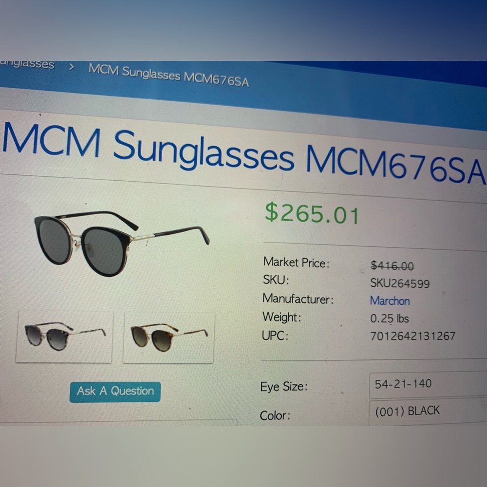 MCM SUNGLASSES - Picture 5 of 5